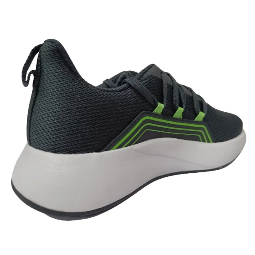 Adidas Men's Flash Tech Running Shoe (Carbon/Silver Metallic/Lucid Lime)