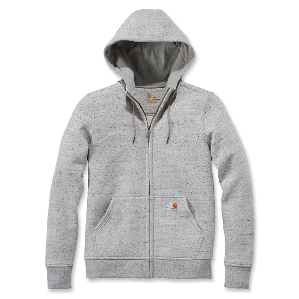 Carhartt&#x20;102788&#x20;Clarksburg&#x20;Full&#x20;Zip&#x20;Hoodie&#x20;-&#x20;Asphalt&#x20;Heather&#x20;NEP