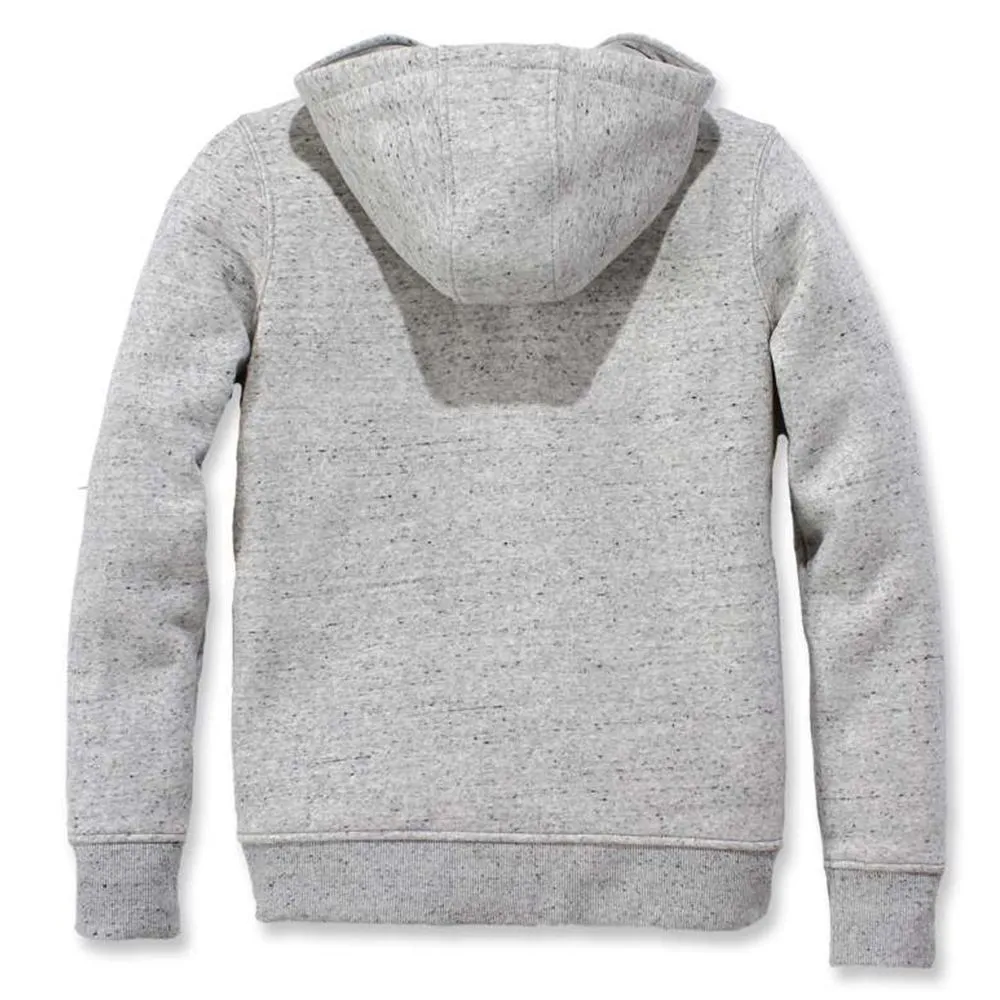 Carhartt&#x20;102788&#x20;Clarksburg&#x20;Full&#x20;Zip&#x20;Hoodie&#x20;-&#x20;Asphalt&#x20;Heather&#x20;NEP