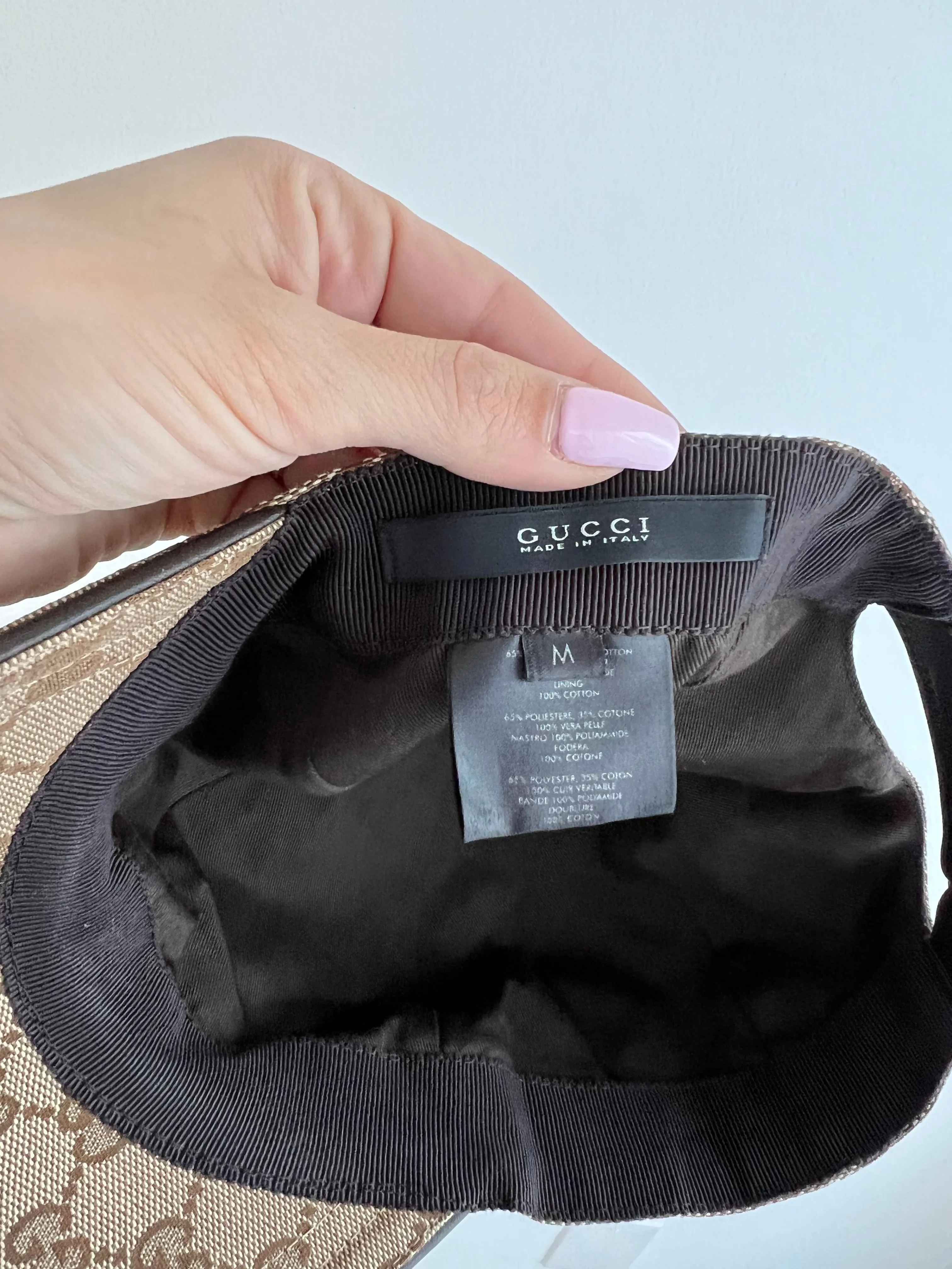 Gucci GG Monogram Baseball Cap