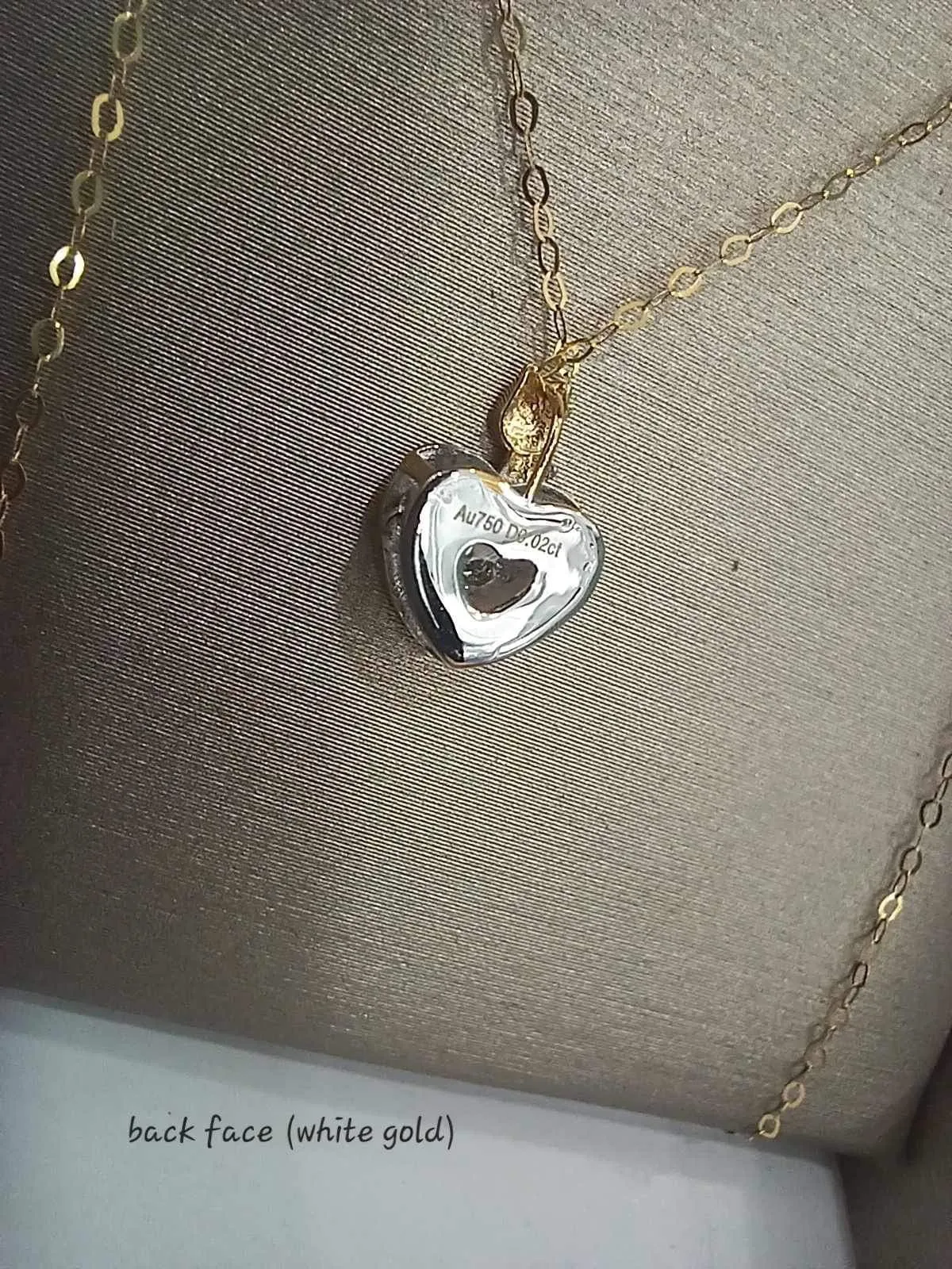 Heart Dancing Diamond Women’s Necklace 18K Gold