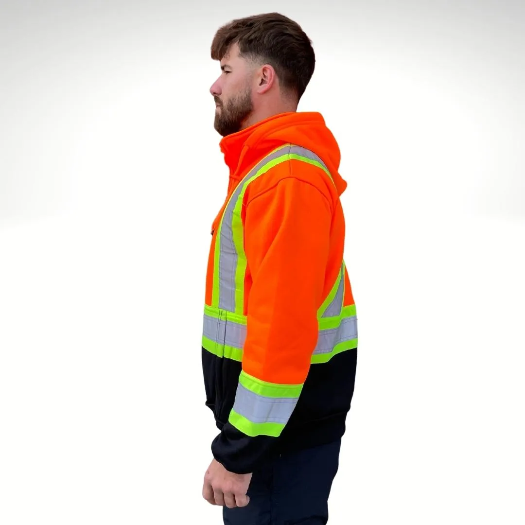 Men's Hi Vis Full-Zip Hoodie - 70-713R