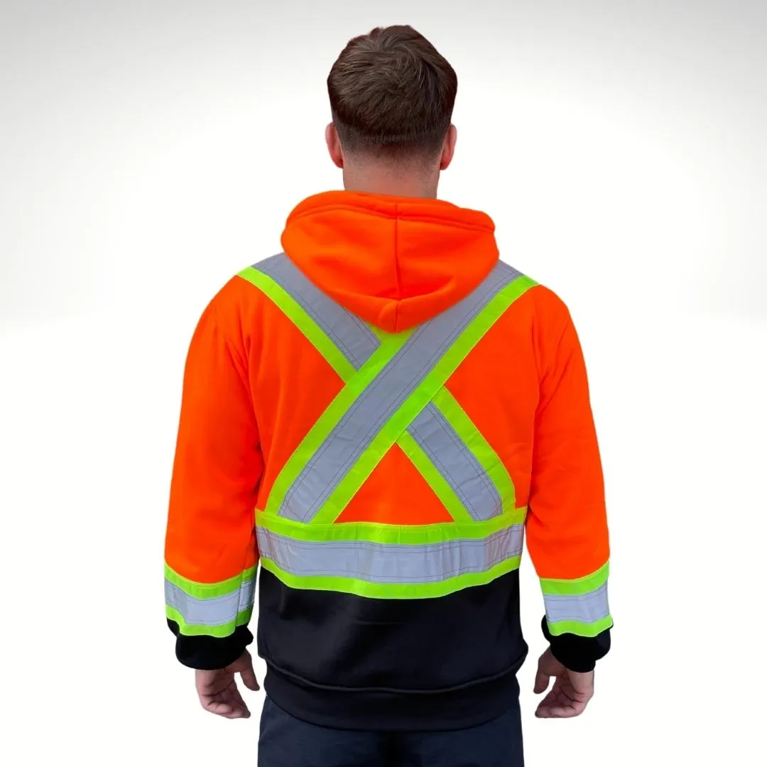 Men's Hi Vis Full-Zip Hoodie - 70-713R