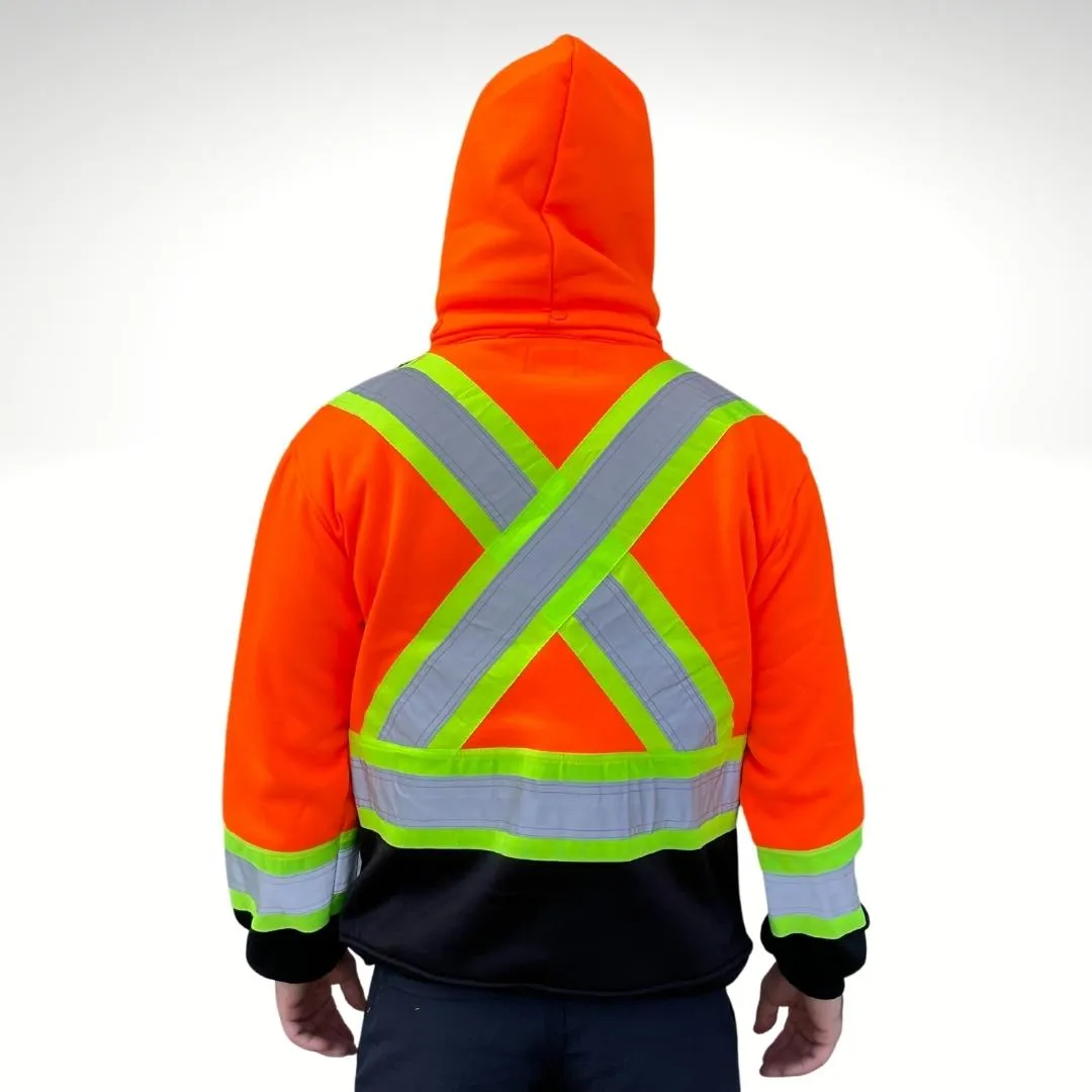 Men's Hi Vis Full-Zip Hoodie - 70-713R