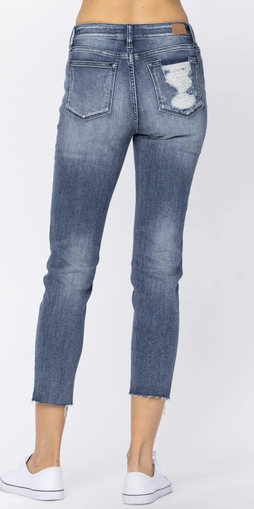Party in the Back Cropped Jeans