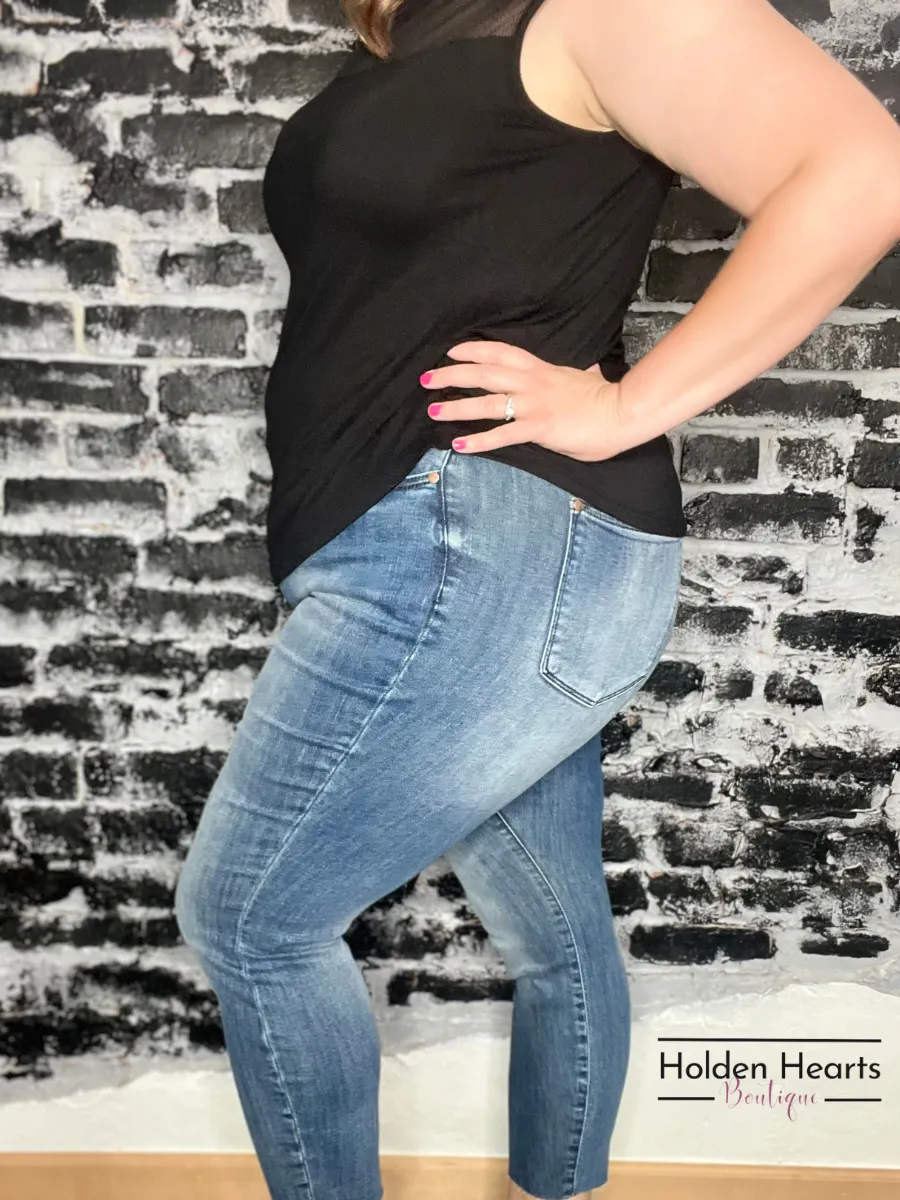 Party in the Back Cropped Jeans